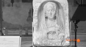 Zeugma Mezar Steli 33 yıl sonra iade edildi