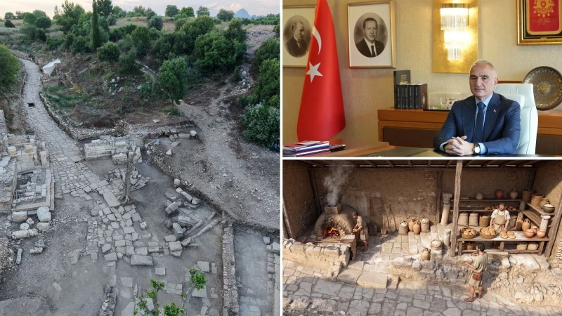 2 bin yıllık Tiyatro Caddesi gün yüzüne çıktı
